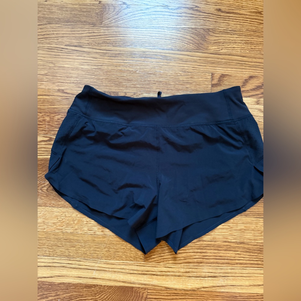 Athleta Black Run With It Activewear Shorts